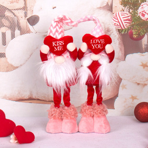 Adorno de San Valentín con Figura de Gnomo sin Rostro en Posición de Pie, Decoración de Boda, Exhibición de Ventana - Product Image 2
