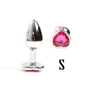 Jouets sexuels pour adultes en acier inoxydable, plusieurs couleurs, en forme <span class=keywords><strong>de</strong></span> cœur, <span class=keywords><strong>plug</strong></span> métallique, <span class=keywords><strong>anal</strong></span> - Product Image 4
