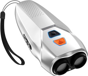 Repellente Ultrasuoni per Cani con Doppio Trasduttore, Luce LED Stroboscopica e Vibrazione, Portata 10-15M, Senza Scosse, Antiabbaio, Ricaricabile 800mAh - Product Image 1