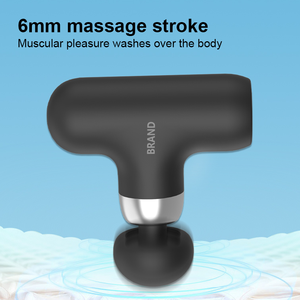 2024 nouveau chauffage compresse Mini Portable Fascial profond vibrant 4 tête puissant masseur de pistolet de vitesse tenu dans la main - Product Image 6