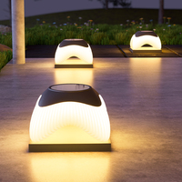 Lumière LED solaire extérieure minimaliste créative pour cour, villa, portail, mur, colonne, tête, parc, décoration, éclairage d'ambiance E27
