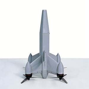 Nuevo dron de ala fija tipo cohete, velocidad de 300 km/h, máquina de vuelo transversal tipo cohete, guía GPS con IA, baja resistencia al viento, carga útil de 1 kg, FPV UAV - Product Image 3