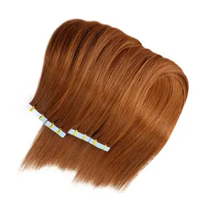 Raw Unprocessed Cuticle Aligned Human Tape In Hair Russian Natural Double Drawn Tape In Hair Extension