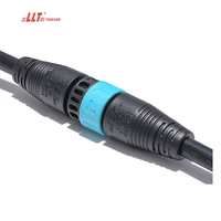 Conector Eléctrico Automotriz Lilutong de 4 Pines M19, Circular, a Prueba de Agua, Macho y Hembra, para Circuitos de Iluminación
