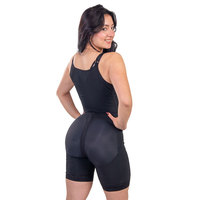 Mittellanger Body mit Rückenabdeckung und Verstellbaren Trägern Damen Faja Bodysuit Modellierender Taillentrainer Schlankheits-Shapewear