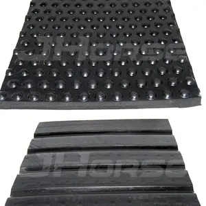 High Quality Horse Stall Floor Rubber Mats Anti-slip 1*2m 4*6ft Thickness 12mm 15mm 17mm Recycled Rubber Material