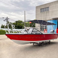Bateau de pêche commercial neuf en aluminium de 7,5 m (25 pieds) avec moteur hors-bord, bateau rapide pour passagers - Vente chaude