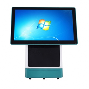 15.6'' Windows/Android POS System Cash Register Dual Screen All in One Machine Custom 58/80mm <b>Printer</b> QR <b>Scanner</b> Payment Kiosk - Product Image 5