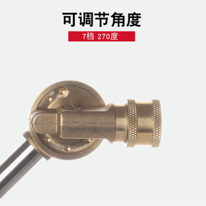 Varilla de extensión de acero inoxidable hecha a medida para pistola de lavado de autos a alta presión, presión ajustable de 250 Psi KGT-TJG - Product Image 5