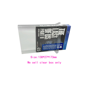 Caja de Plástico Transparente para PS4 para el Juego <span class=keywords><strong>The</strong></span> <span class=keywords><strong>Last</strong></span> <span class=keywords><strong>of</strong></span> <span class=keywords><strong>Us</strong></span> Part II Edición Especial, Caja de Almacenamiento de Plástico PET Transparente, Caja de Exhibición - Product Image 1