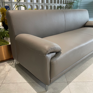 Lujo moderno barato Pu cuero Oficina sala de espera salón sofá conjunto muebles negocios europeos recepción reunión invitados - Product Image 3