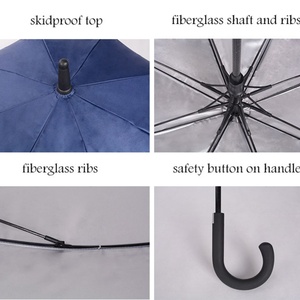 Walking Style Strong Silver Coated UV <b>Umbrellas</b> for the Rain Waterproof - Product Image 5