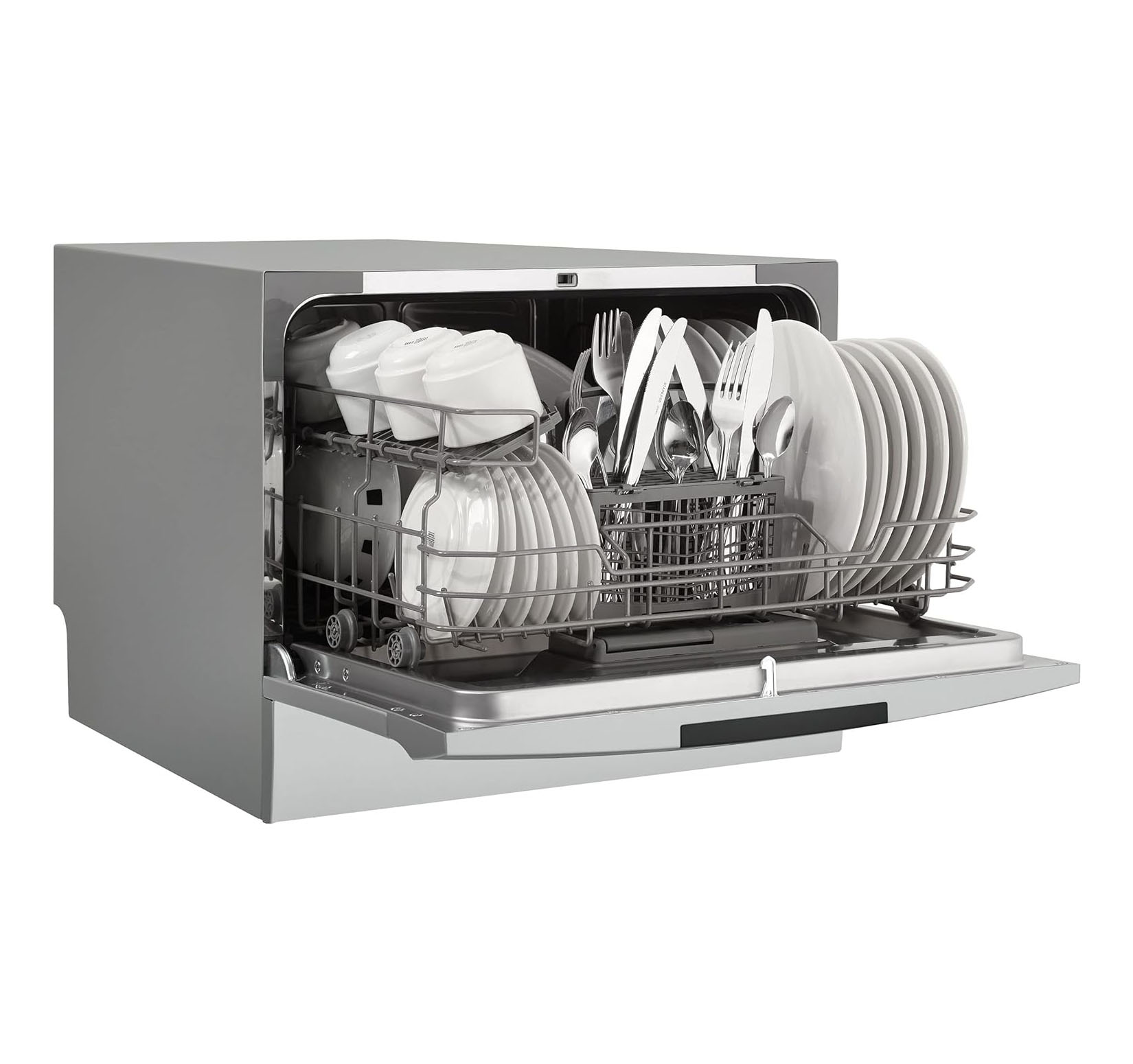 Kitchen Countertop Dishwasher Machine Automatic Smart in Stainless Steel Dishwashers for Home
