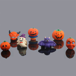 Jouet Squishy Citrouille Diable d'Halloween en Mousse PU à Remontée Lente, Anti-Stress, Jouet à Presser pour Enfants, Jouet Fidget, Vente en Gros - Product Image 2