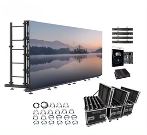Pantalla LED de 5m x 3m con Relación de Aspecto 16:9, Sistema Completo Llave en Mano, Panel LED P2.6 P2.9 P3.91 de 500mm x 500mm, Fondo de Pantalla LED para Interiores y Exteriores - Product Image 1