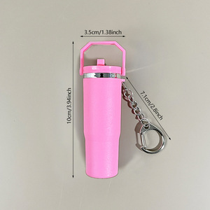 Cute Mini Tumbler Keychain Sport <b>Water</b> <b>Bottle</b> Accessories Lipstick Tumbler Cup Lip Balm <b>Holder</b> Cup Decoration Chapstick <b>Holder</b> - Product Image 4