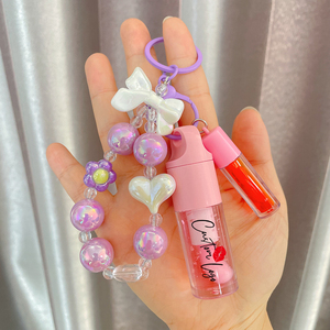 Minyak bibir berubah warna 2 in 1, dengan pemadat warna, minyak warna buah menyala, Label pribadi, gantungan kunci minyak bibir - Product Image 3