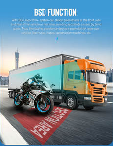 Nuevo Sistema de Cámara de Visión Trasera BSD, Sistema de Cámara para Puntos Ciegos en Autobuses y Camiones, Asistente de Marcha Atrás para Automóviles - Product Image 5