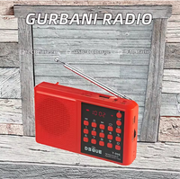Lecteur MP3 Gurbani portable avec batterie 1200 mAh, charge USB-C, haut-parleur Coran/Bible, nouveau modèle, petite radio d'extérieur, fonction lampe torche