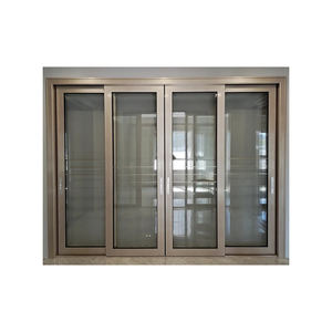 Vente en gros de design moderne en aluminium grande <span class=keywords><strong>porte</strong></span> d'entrée en verre doubles portes coulissantes en verre pour les maisons vente d'usine <span class=keywords><strong>sur</strong></span> les nouvelles tendances - Product Image 2