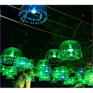 Luz de las medusas de la fibra óptica de 6W RGB con el control inalámbrico para la decoración al aire libre - Product Image 5