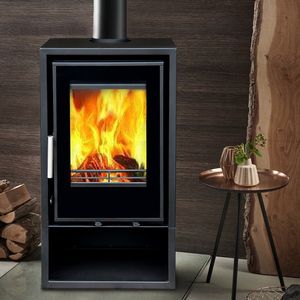 <span class=keywords><strong>Poêle</strong></span> <span class=keywords><strong>à</strong></span> <span class=keywords><strong>bois</strong></span> autoportant en acier moderne de style nouveau design 5 kW 82,2% d'efficacité Écologique Durable - Product Image 4