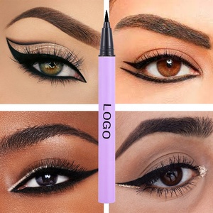 Lápiz delineador de <span class=keywords><strong>ojos</strong></span> líquido mate vegano resistente al agua a prueba de sudor, color negro oscuro, largo desgaste, personalizado, Loqo, a prueba de agua - Product Image 4