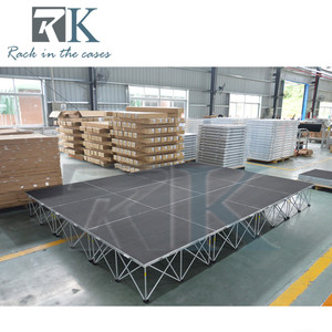 Plateforme de scène robuste en aluminium, scène modulaire intelligente, kit de scène portable pour utilisation en extérieur et en intérieur - Product Image 3
