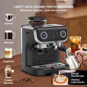Machine à expresso professionnelle chinoise, machine à café expresso et cappuccino avec compteur - Product Image 4