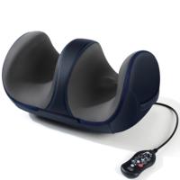 Masseur électrique pour les jambes avec télécommande, 3 niveaux de force et 5 modes de massage Shiatsu par pétrissage pour les pieds et les mollets, imitant la main humaine