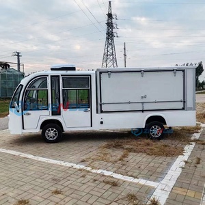Cheap Price Zhenda Brand Mini Buses 5 Seats Cargo Box Electric Sightseeing Bus Henan Origin New Sale Special Transportation - Product Image 3