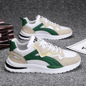 รองเท้าวิ่งดีไซน์ใหม่ล่าสุดปี 2026 รองเท้าผ้าใบหนัง PU นุ่มสบายสำหรับผู้ชาย สไตล์รองเท้าเดิน - Product Image 1