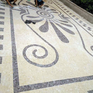 Médailles <span class=keywords><strong>de</strong></span> mosaïque en marbre pour tapis en marbre personnalisés utilisées pour le hall d'hôtel et le sol du musée Médailles <span class=keywords><strong>de</strong></span> mosaïque en <span class=keywords><strong>pierre</strong></span> - Product Image 3