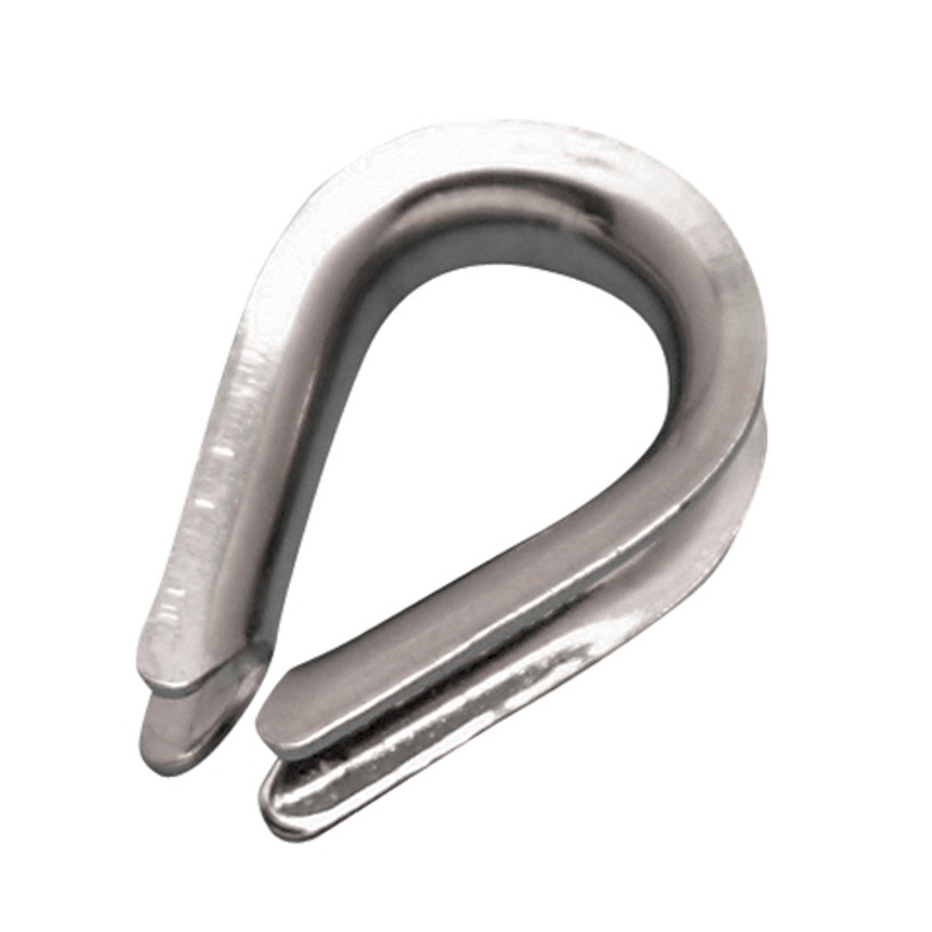 Stainless Steel G411 Rigging Hardware Wire Rope Thimble for Lifting