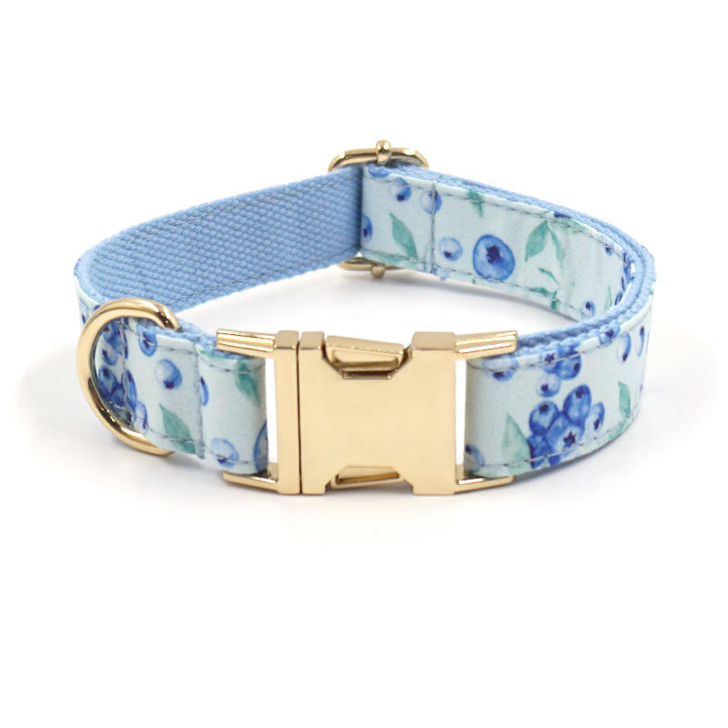 Blue pet collar