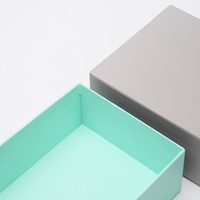 Boîte-cadeau en carton kraft rigide écologique de luxe emballage en papier recyclé personnalisé stratification mate UV conception unique de tiroir