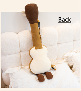 Peluche musicale personnalisée OEM nouvelles peluches de haute qualité conception drôle mignon guitare forme poupée oreiller - Product Image 5