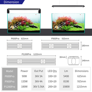 Produits d'aquarium135W RGB UV APP Control <span class=keywords><strong>led</strong></span> lumière d'<span class=keywords><strong>aquarium</strong></span> semaine aqua p900 pro pour l'éclairage de réservoir d'<span class=keywords><strong>aquarium</strong></span> d'<span class=keywords><strong>eau</strong></span> <span class=keywords><strong>douce</strong></span> - Product Image 6