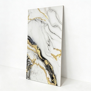<span class=keywords><strong>Azulejos</strong></span> de Lujo de 600x1200 mm con Línea Dorada, <span class=keywords><strong>Azulejos</strong></span> de Porcelana Esmaltados para Piso y Pared, Mármol para Baño de Villa - Product Image 6