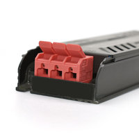 Alimentation LED intérieure 60W à 500W 100V à 265V AC 12V 24V DC Semi-encapsulée Garantie 3 ans Driver d'alimentation LED en cuivre pur