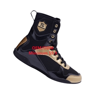 Chaussures de boxe professionnelles pour homme et femme, bottes de haute qualité, personnalisées, à faire soi-même - Product Image 1