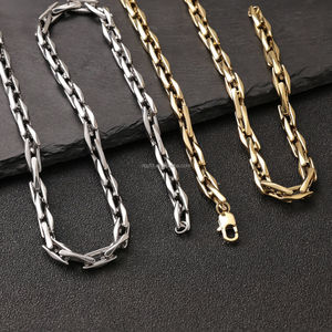 Großhandel Hip-Hop Hufeisenförmige Geometrische Kettenhalsband Maßgefertigtes Modisches Design Robuste Handgefertigte Kette - Product Image 6