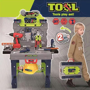 Perceuse électrique de réparation pour enfants d'âge préscolaire, ensemble d'outils de construction en plastique avec son - Product Image 2