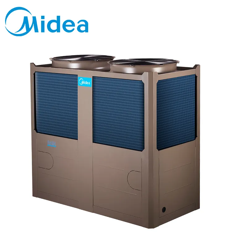 Mideaは新しい冷暖房を供給しますR410A冷媒65kw固定スクロールミニ屋外ユニット工業用空冷モジュールチラー