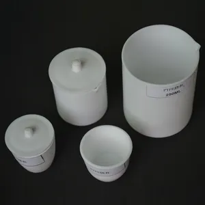 Vaso de precipitados de PTFE no adhesivo Vasos de laboratorio Vasos de plástico JAT Mejor precio Vaso de laboratorio no inflamable