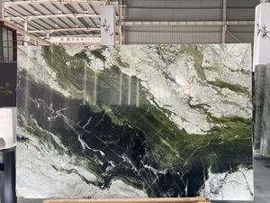Nouvelle dalle de marbre jade froid, écologique, durable, grande taille, pour cuisine extérieure, salle à manger, comptoirs de villas de luxe et halls d'hôtel - Product Image 3