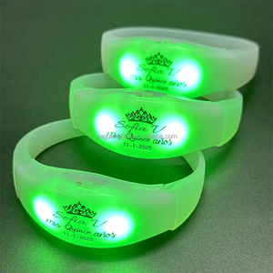 Vòng đeo tay LED phát sáng theo âm thanh bán buôn, bán chạy cho đám cưới, Diwali, Ramadan, lễ tốt nghiệp; phát sáng nhấp nháy ngày lễ tình nhân - Product Image 3