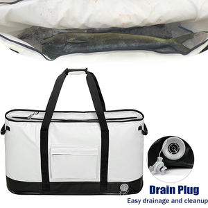 Bolsa enfriadora de pescado aislada Bolsa <span class=keywords><strong>para</strong></span> <span class=keywords><strong>matar</strong></span> peces Bolsa de pesca de fondo plano Mantenga su captura fresca y fresca todo el día - Product Image 2