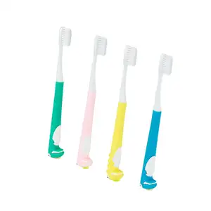 Factory Direct Sales Customized Cartoon Dinosaur Handle Soft-bristled Toothbrush for Children