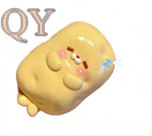 QY ตราประทับมันฝรั่งน่ารักของเล่นนุ่มบีบบรรเทาความเครียดประสาทสัมผัสของขวัญแปลกใหม่สำหรับเด็กผู้ใหญ่ขายส่งการออกแบบที่กำหนดเอง - Product Image 6